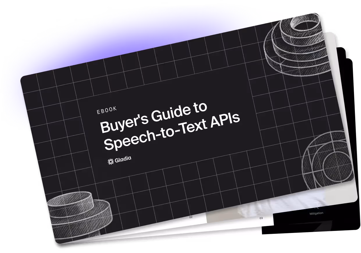 Evaluating speech-to-text vendors — Buyer's Guide cover