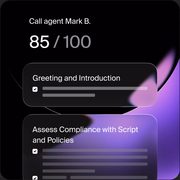 Contact center quality assurance illustration