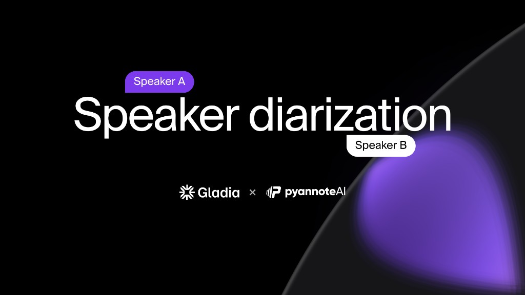 Speaker diarization: Gladia × pyannoteAI